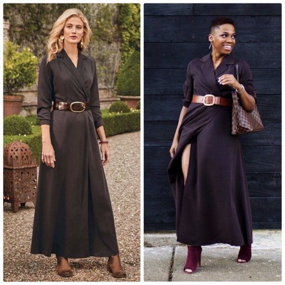 Soft Surroundings Jackets & Blazers - SOLD✨Soft Surroundings Quintessa Tencel Maxi Coat